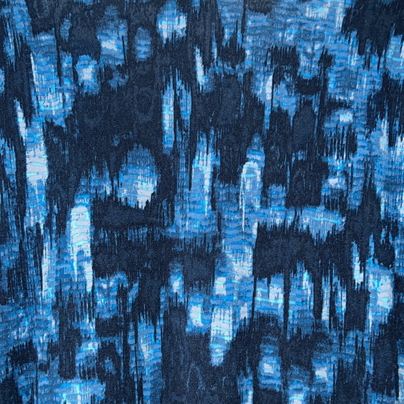 Women’s AVENUE size 14/16 soft stretchy modern abstract graphic popover dress - Picture 6 of 7